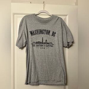 Gray Washington, DC Graphic T-Shirt